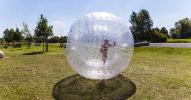 Fun and exercise: ever heard of zorbing?