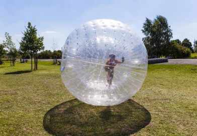 Fun and exercise: ever heard of zorbing?